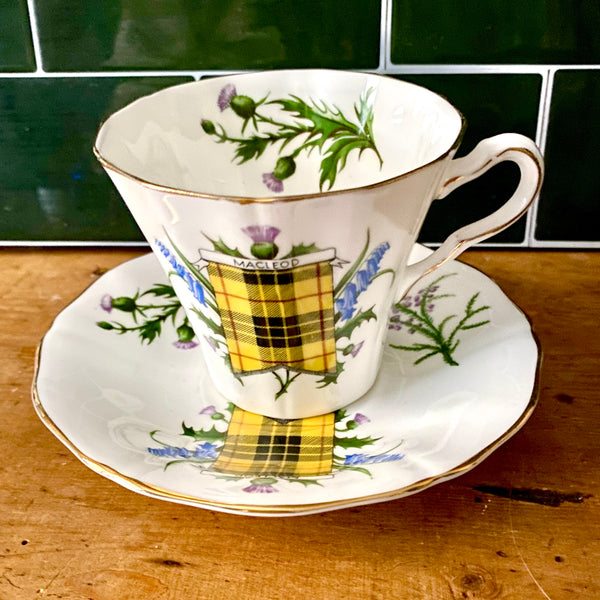 MacLeod Tartan Cup & Saucer